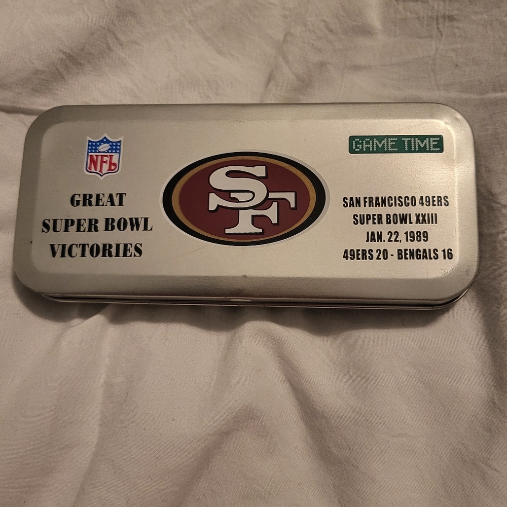 San Francisco 49ers Watch Game Time Superbowl XXlll